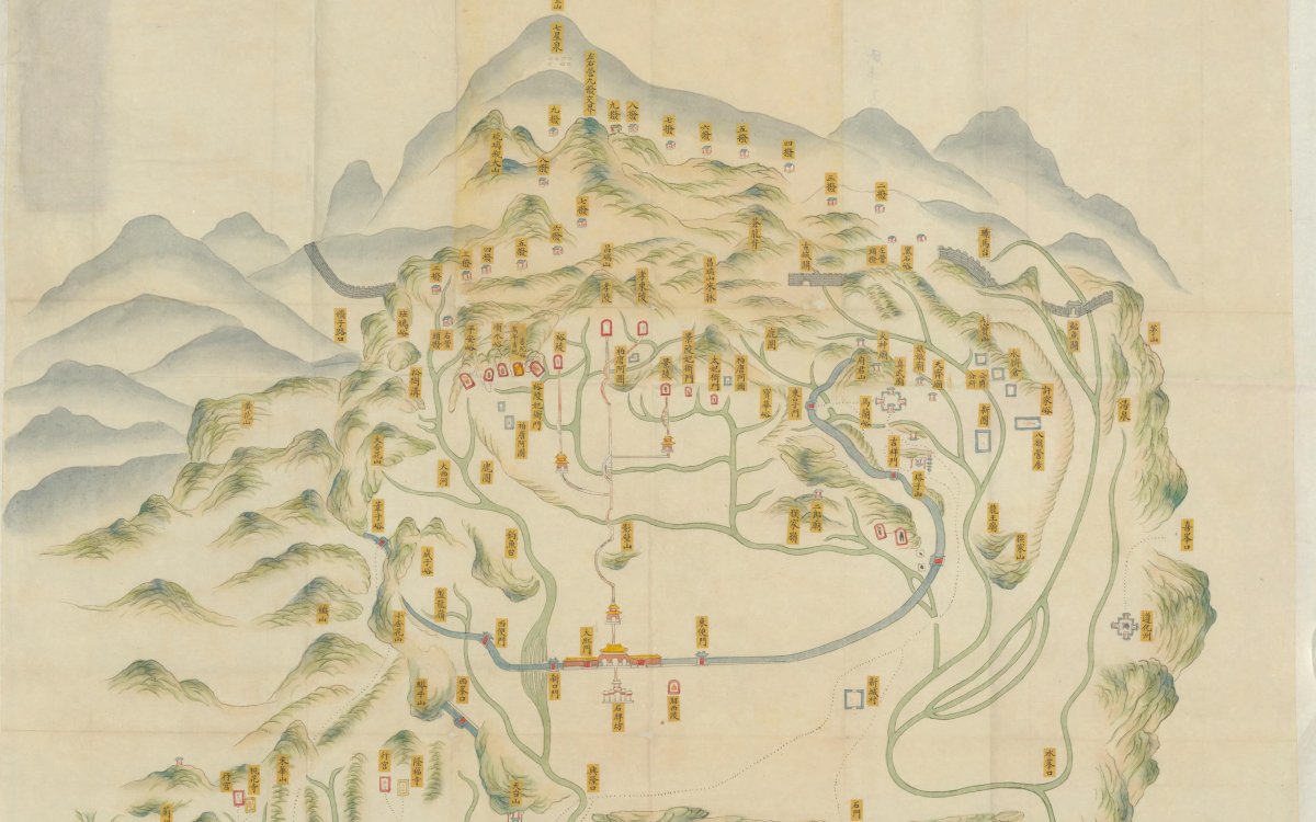 Topography of Eastern Qing Tombs