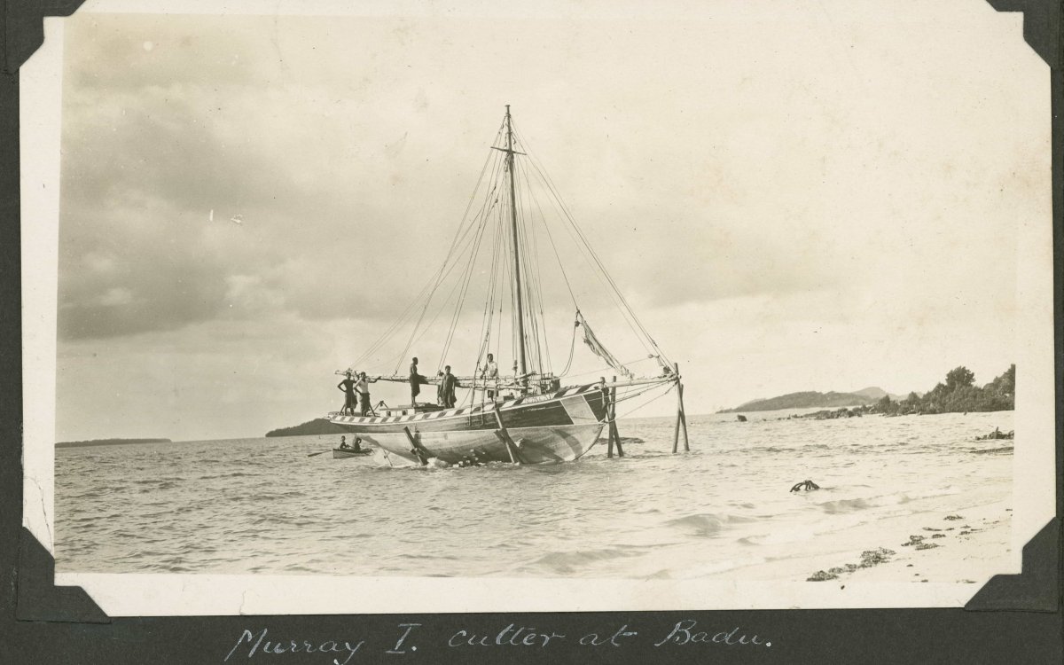Murray Island cutter at Badu Island